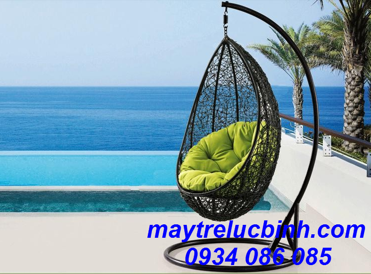 Plastic imitation rattan swing S158